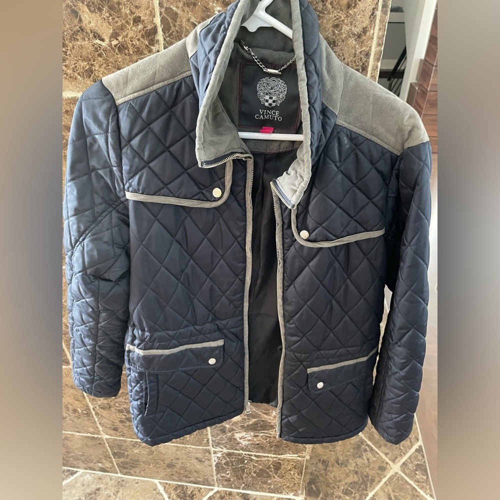 Women Vince Camuto Navy Light Jacket Size M